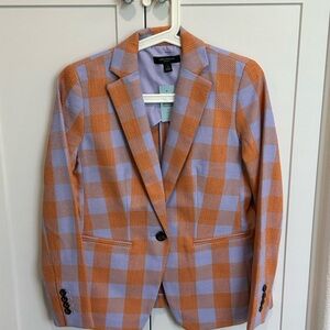 Gorgeous Ann Taylor Plaid Blazer Size Petite 0 NWT